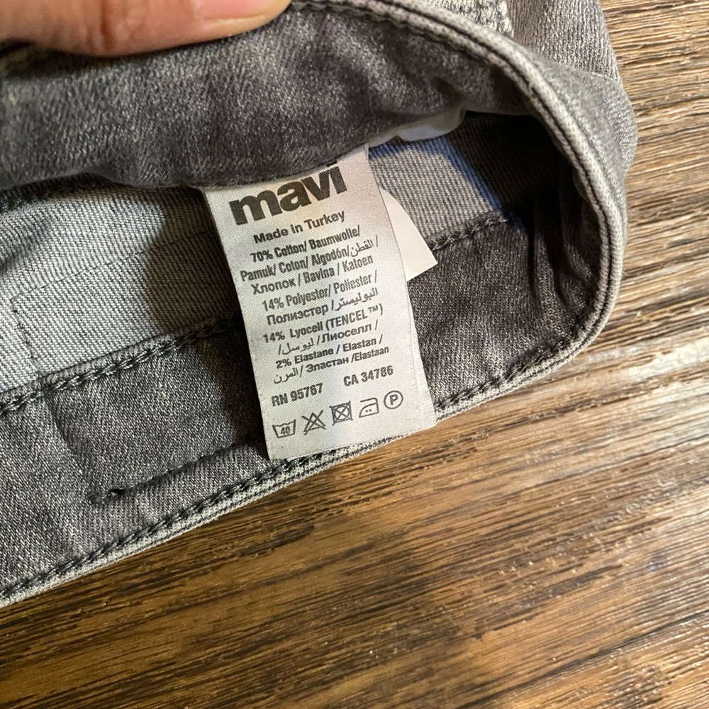 Mavi Zach Light‎ Gray Straight Jeans - Picture 3 of 8